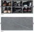 Sorbus Shoe Organizer Bin, 6 Section Cubby Shoe Shelves, Foldable Portable Detachable Closet Organizer Storage for Home Organization