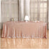Poise3EHome 60×102'' Rectangle Sequin Tablecloth for Party Cake Dessert Table Exhibition Events, Rose Gold