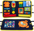 Toddler Toys for 1 2 3 4 Year Old Girls Boys,Busy Board Montessori Toys for 1-4 Year Old,Sensory Toys for Toddler Age 2-4,Preschool Educational Toys for Developing Basic Skill,Gifts for 2-4 Year Old