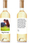 Custom Wine Label Unique Gift - Wine Bottle Labels Set of 2 Waterproof Personalized Wine Sticker for Wedding, Engagement, Anniversary, Birthday, Baby Shower, Bridal Shower Gift with Custom Text