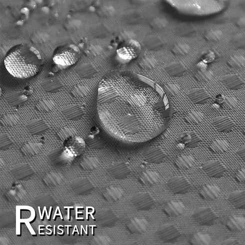 Grey Shower Curtains with Waffle Weave Farmhouse Fabric Shower Curtain Water Repellent Heavy Duty for Bathroom Bathtubs Hotel, 72 x 72 inch, Grey