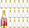 18 Pieces Champagne Bottle Container Candy Bottle DIY Favor Mini Baby Shower Favors Candy Jars Wedding Favors Plastic Small Champagne Bottles for Wedding Bridal Shower Birthday, Clear and Gold