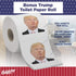 Donald Trump Toilet Brush and Trump Toilet Paper Roll Bundle - Funny Political Gag Gift Toilet Bowl Cleaner Scrubber with 3-Ply Bathroom Tissue Paper - Hilarious Trump Hair Unique Gift Idea