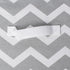 DII Non Woven Polyester Storage Bin, Chevron, Gray, Small Set of 4