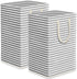 2 Pack Large Laundry Hamper Covanm 75L Collapsible Laundry Basket with Carry Handles for Clothes, Toys