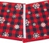 USILAND Christmas Tree Collar with Printed Swedish Gnome, 21 Inches Tree Skirt Xmas Tree Square Base for Christmas Decorations Holiday Party