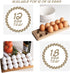 Gui's Chicken Coop Egg Tray - Rustic Wooden Egg Holder For Eggs Usable in Kitchen Refrigerator, or Countertop for Display or Storage - Easy to Clean€¦ (12 Eggs)