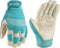 Wells Lamont Women's Hybrid Work/Gardening Gloves | Water-Resistant HydraHyde Leather | Large (3204L)
