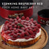 HONGBAKE 7 Inch Springform Pan with Texture, Cheesecake Pans with Leakproof Removable Bottom, Nonstick Round Cake Tin for Baking Smash Cake, Pie, Quiches, Pizza - Red & Dark Grey