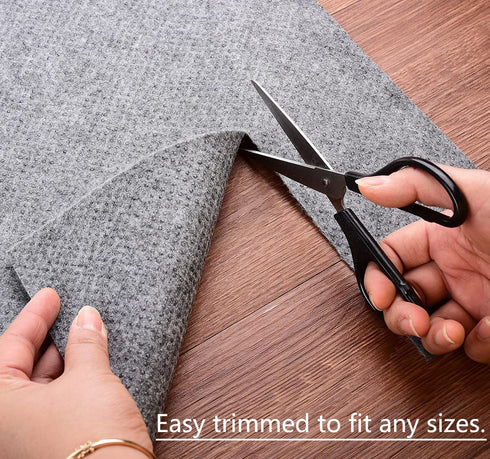 Newest Non Slip Area Gripper Rug Felt Pad, Ultra Strong Anti-Slip, Thin Profile 0.06in Thick, Keep Your Rugs in Place (2 x 4 ft)- Gray