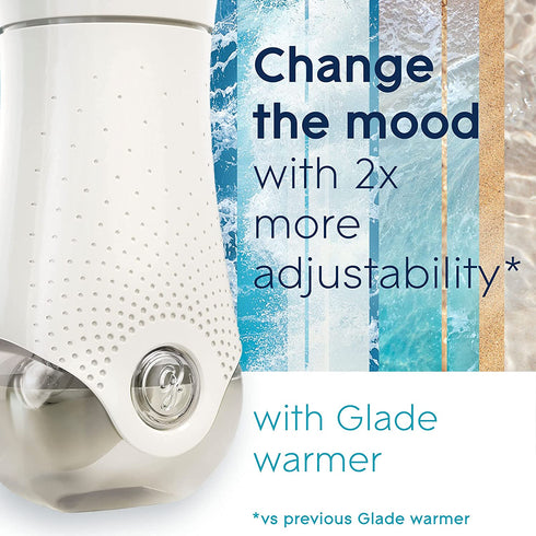 Glade PlugIns Refills Air Freshener, Scented and Essential Oils for Home and Bathroom, Aqua Waves, 3.35 Fl Oz, 5 Count
