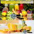 KitchenEclipse Lemon Squeezer Premium Stainless Steel Citrus Juicer for Home Bar, Professional Use Hand Grip Manual Juicer with Non-Slip Silicone Handle Juice Squeezer for Limes, Lemons, Oranges
