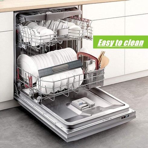 20.5" x 11.8" Large Roll Up Dish Drying Rack for Kitchen, 2 in 1 Design Over The Sink Multi-Function Roll-up Dish Rack and Utensil Plates Holders for Dishes, Vegetable and Fruit-Dark Gray