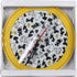 Mark Feldstein & Associates Peanuts Snoopy & Woodstock 12in Round Wall Clock | Yellow, Glass Clock