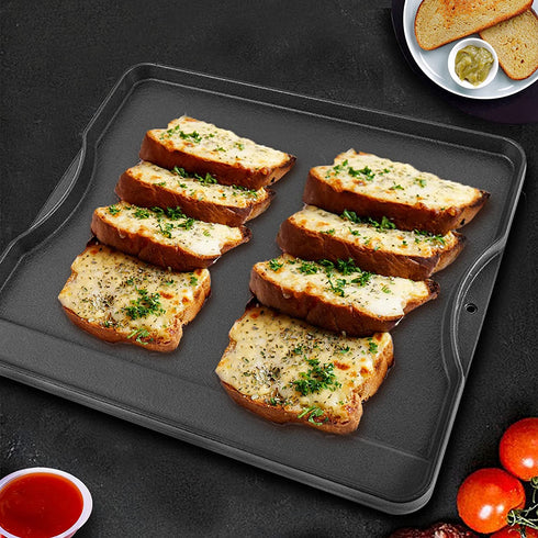 Outspark 16 inch Reversible Two Sided Durable cast Iron Grill/Griddle for All Camp Chef 14" and 16" Stoves, 1 Pack