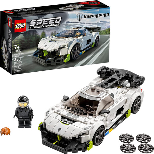 LEGO Speed Champions Koenigsegg Jesko 76900 Building Toy Set for Kids, Boys, and Girls Ages 7+ (280 Pieces)