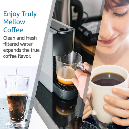 AQUA CREST TœV SœD Certified KWF2 Coffee Water Filter, Compatible with Braun Brita KWF2, 3105, 3107, 3112, 3116, KF600, KF580, KF510, KF190, KF180, KF157, KF150, KF145, KFT16 (Pack of 2)
