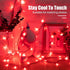Red Mini Christmas Lights - 39 Feet 100 LED Fairy Lights with 8 Lighting Modes Waterproof Connectable for Indoor Outdoor Xmas Tree Garland Wreath Holiday Valentine's Day Decoration