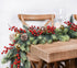 Artiflr 6 Feet Artificial Christmas Pine Garland, Winter Greenery Garland for Holiday Season Mantel Fireplace Table Runner Centerpiece Décor