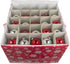DII Holiday Storage Collection Zippered with Dividers, Ornament; Large, 16x16x13, Snowflake