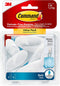 Command Bath Medium Hook Value Pack, Clear Frosted, 6-Medium Hooks, 6-Water Resistant Strips, Organize Damage-Free
