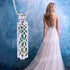 Imrsanl Cremation Urn Pendant Necklace with Hollow Cylinder Vial Keepsake Urn Cremation Jewelry Memorial Lockets for Ashes for Women Men