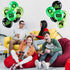 Video Game Party Balloons Set Game Birthday Party Balloons Game Theme Balloons Decorations Gaming Black Green Latex Balloons for Teens Player Birthday Party Supplies, 36 Pieces (Green)