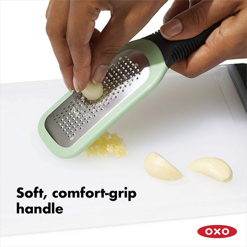 OXO Good Grips Etched Ginger & Garlic Grater, Green,us:one size