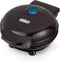 Dash Mini Maker Portable Grill Machine + Panini Press for Gourmet Burgers, Sandwiches, Chicken + Other On the Go Breakfast, Lunch, or Snacks with Recipe Guide - Black