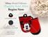 Disney Kitchen Cotton Mini Oven Mitts/Glove Set w/Neoprene Insulation for Easy Gripping While Cooking, Heat Resistant Kitchen Accessories, 5? x 6.5?, Mickey & Minnie Face, 2pk