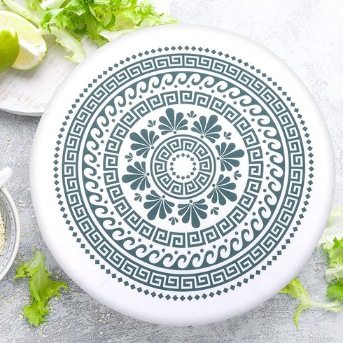 12 Pieces Reusable Bowl Covers Elastic Food Covers Fabric Bowl Covers with 5 Sizes Rustic Cloth Stretchy Dish Covers Washable Food Cover for Bread Proofing Kitchen Container (Mandala Style)