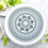 12 Pieces Reusable Bowl Covers Elastic Food Covers Fabric Bowl Covers with 5 Sizes Rustic Cloth Stretchy Dish Covers Washable Food Cover for Bread Proofing Kitchen Container (Mandala Style)