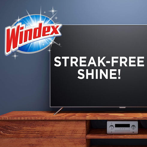 Windex Electronics Wipes, Pre-Moistened, Provides Streak-Free Shine, 25 Count