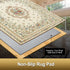 ITSOFT Ultra Premium Non Slip Felt Area Rug Pad, Thick Cushioned Gripper Pad for Hardwood Floors Under Carpet Protects Floors, 1/4" Thickness, 2 x 4 Feet