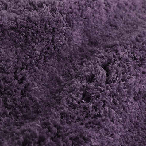 Clara Clark Bathroom Rugs, Ultra Soft Plush Shaggy Bath Rugs, Bath Mats for Bathroom, Machine Wash, Non Slip Backing Rubber, 32 x 48 Inches, Eggplant
