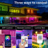 Gupup Bluetooth LED Strip Lights 50ft,Color Changing LED Lights for Bedroom,Built-in-Mic,Music Sync LED Light Strips,Phone Smart Controlled(APP+Remote+Mic)