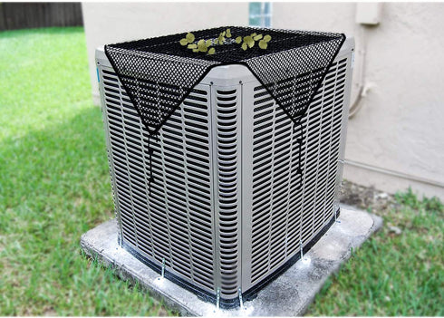Windscreen4less Outdoor A/C Unit Mesh Cover for Outside Air Conditioner AC Compressor Condenser 36''x36'' Keep Out Leaves Breathable for All Seasons