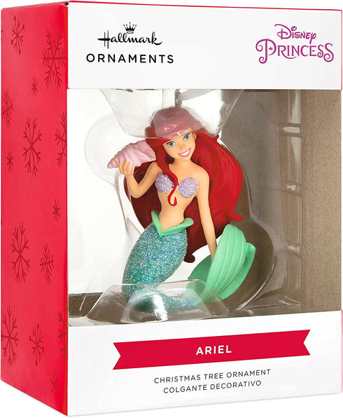 Hallmark Christmas Ornaments, Disney The Little Mermaid Ariel With Seashell Ornament