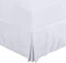 Utopia Bedding King Bed Skirt - Soft Quadruple Pleated Ruffle - Easy Fit with 16 Inch Tailored Drop - Hotel Quality, Shrinkage and Fade Resistant (King, White)
