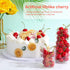 Fake Cherries Artificial Cherry Decorations Simulation Cherries Fruit Cherries Fruit Cherry Fake Fruit Model for Party Decor Home Kitchen Cabinet Photography Prop Cognitive Toy (50 Pieces)