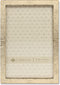 Lawrence Frames 712346 4x6 Gold Metal Linen Pattern Picture Frame