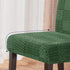 subrtex Dining Chair Slipcovers Various Jacquard Stretch Chair Covers Removable Parsons High Back Chair Protector for Kitchen (Pack of 4, Various Green)