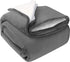 Utopia Bedding Sherpa Bed Blanket Twin Size Grey 480GSM Plush Blanket Fleece Reversible Blanket for Bed and Couch