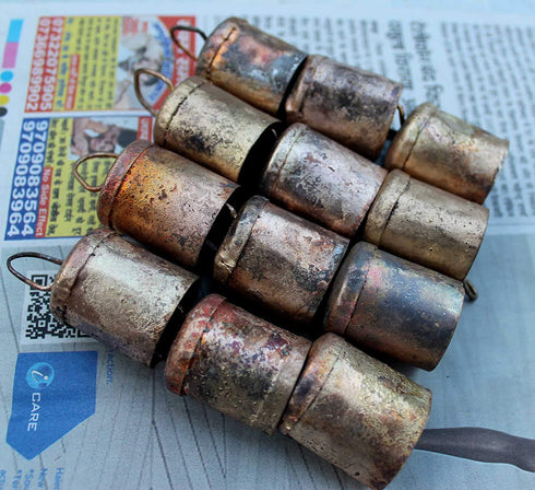 Mango Gifts Rustic Iron Bells 2" H Dozen