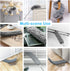 Microfiber Duster, Dusters for Cleaning, with Extension Pole (Stainless Steel) 30 to 100 Inches, Washable Lightweight Cobweb Duster Ceiling Fan, High Ceiling, Blinds, Furniture, Cars