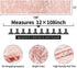 4pcs Rose Gold Table Runner Bridal Shower Tablecloth - Sequin Tablecloth for Wedding/Party/Birthday Decoration and Baby Shower - 12x108Inch