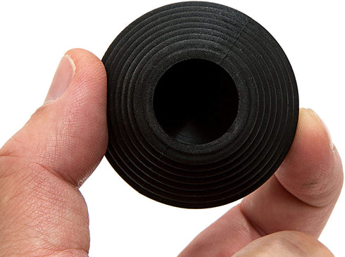 StopShroom Tub 2 Pack Universal Stopper for Bathtub and Bathroom Sink Drains, Black Plug 2pk, 2 Count