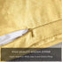 GIGIZAZA Gold Velvet Decorative Throw Pillow Covers, 20x20 Square Couch Sofa Pillow Covers,Set of 2 Square Cushion Covers