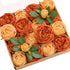 Ling's moment Artificial Flowers Silk Austin Roses Silk Flowers Fake Roses w/Stem for Wedding Bouquets Centerpieces Party Home Decoration