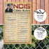Retro Poster Tin Sign, NCIS-Gibbs-Rule Printed Canvas Decoration! Funny Family Cafe Kitchen Bathroom Man Cave Wall Decoration 12x16 Inch
